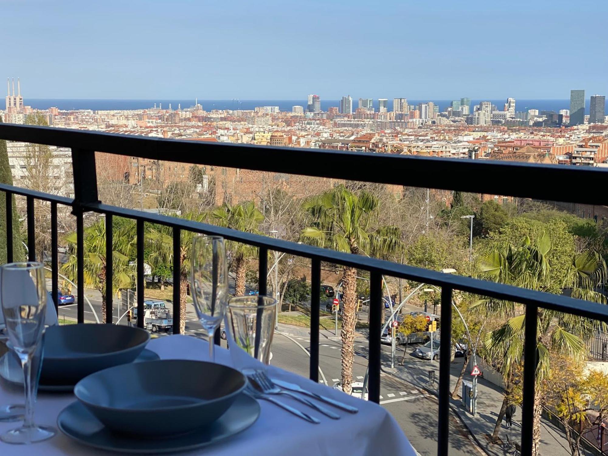 Amazing Sea And Sagrada Familia Views Homey Appartamento *